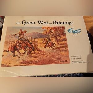 “The Great West in Paintings” by Fred Harman Cowboy Artist